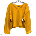 Top Long Sleeve By Urban Outfitters In Gold, Size: M