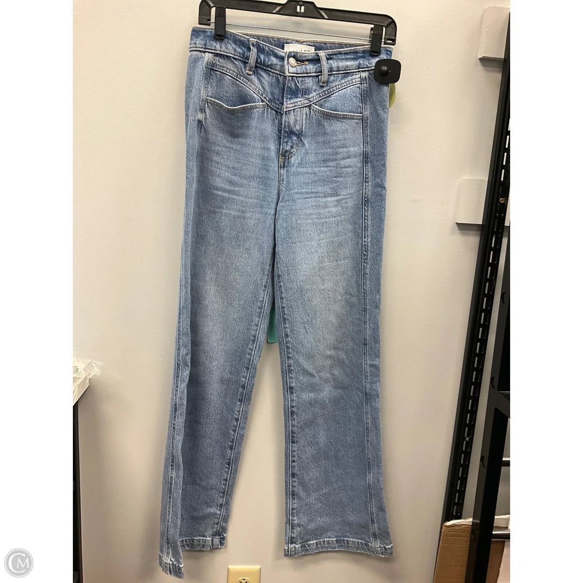 Jeans Wide Leg By Loft In Blue Denim, Size: 0