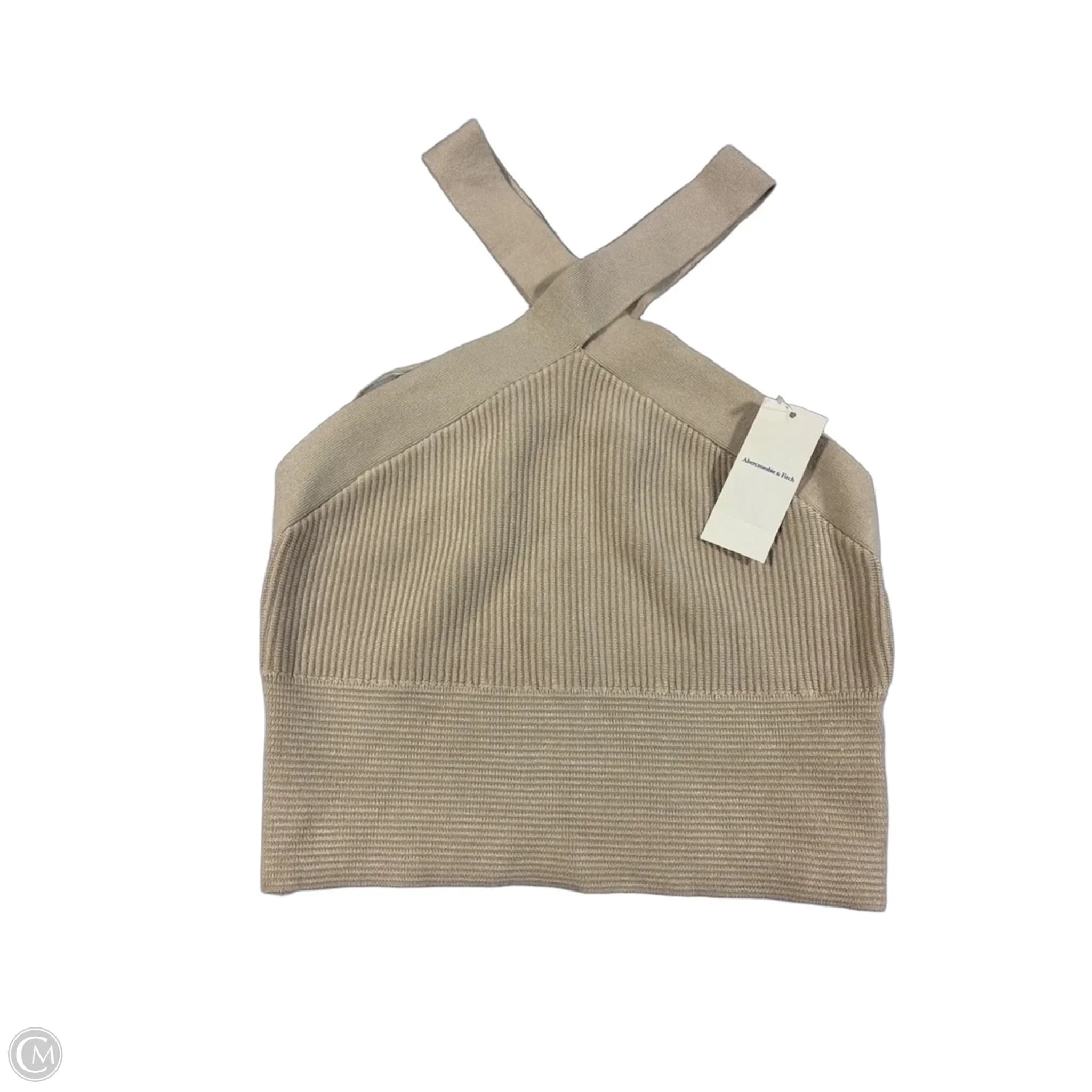 Tank Top By Abercrombie And Fitch In Tan, Size: M