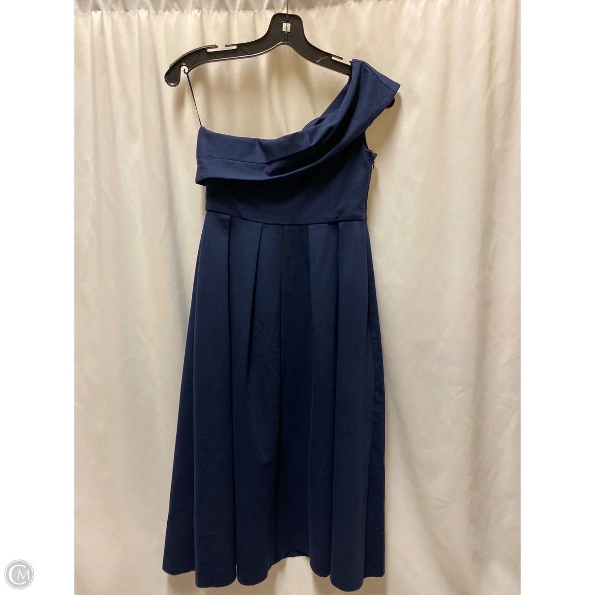 Dress Casual Midi By Topshop In Navy, Size: M