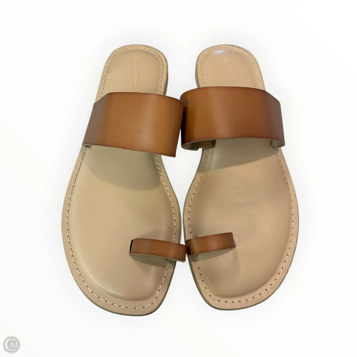 Sandals Flats By Universal Thread In Tan, Size: 6
