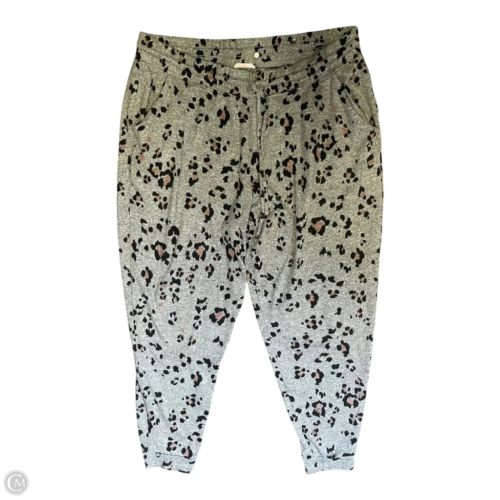 Lounge Set Pants By Maurices In Animal Print, Size: Xl