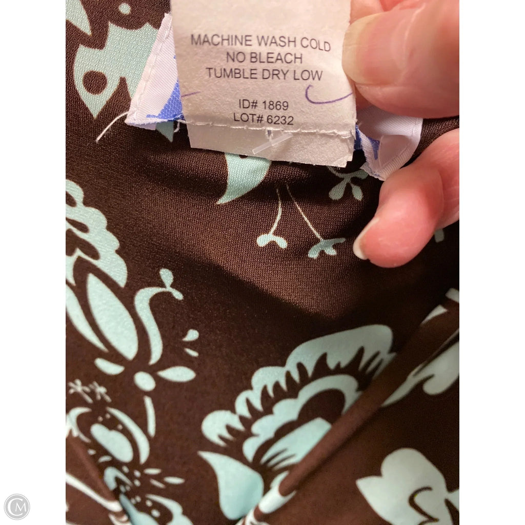 Dress Casual Maxi By Clothes Mentor In Brown, Size: 2x