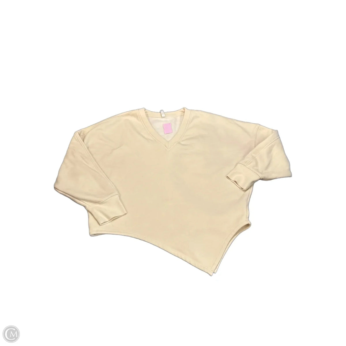 Sweatshirt Crewneck By Fabletics In Cream, Size: M