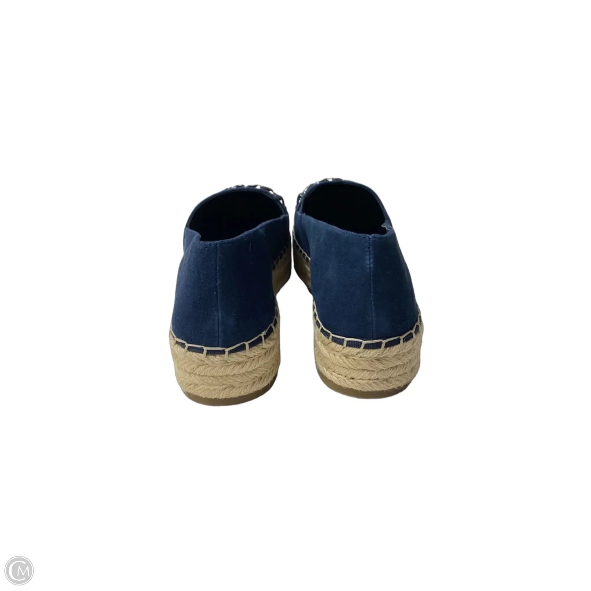 Shoes Designer By Karl Lagerfeld In Blue, Size: 8