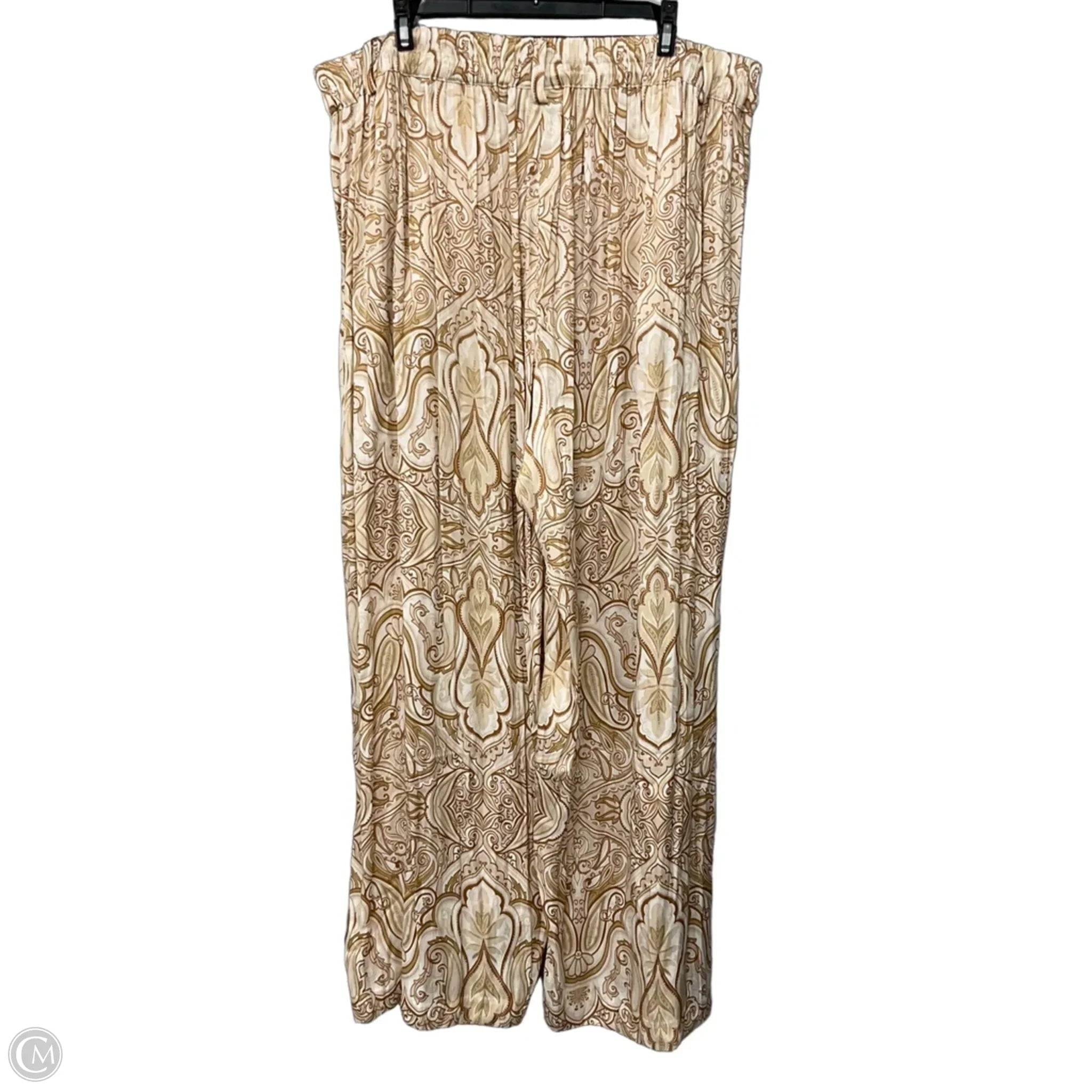Pants Linen By Lane Bryant In Cream, Size: Xl
