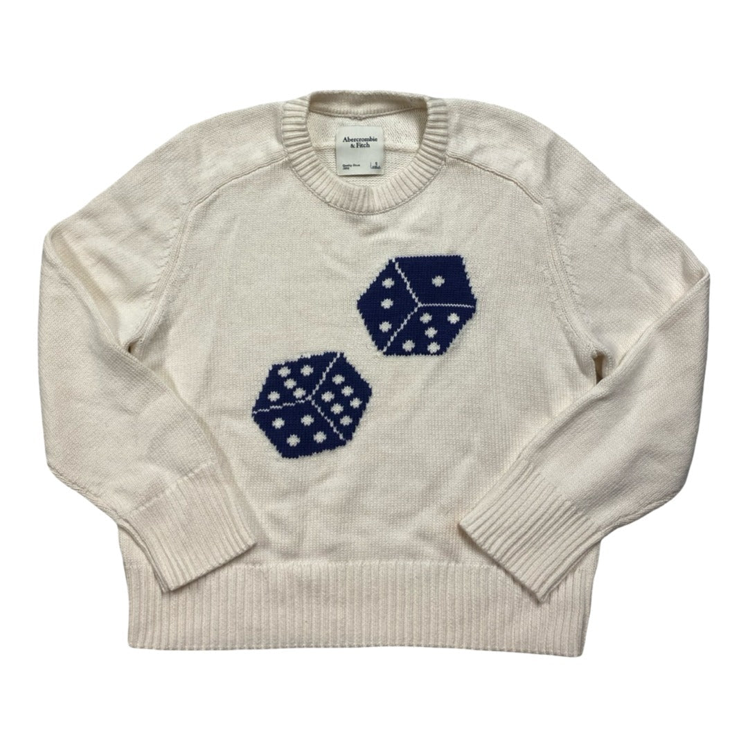 Sweater By Abercrombie And Fitch In Cream, Size:S