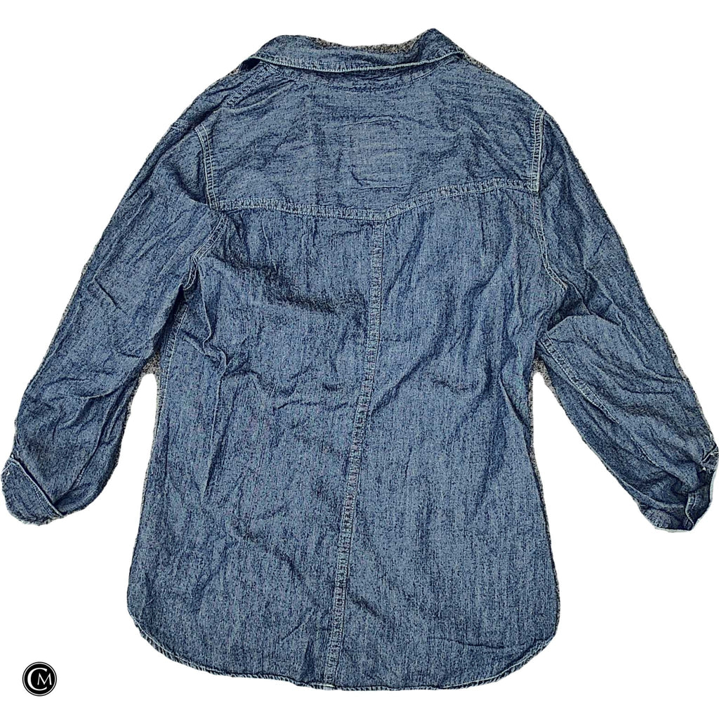 Top Ls By So In Blue Denim, Size: L