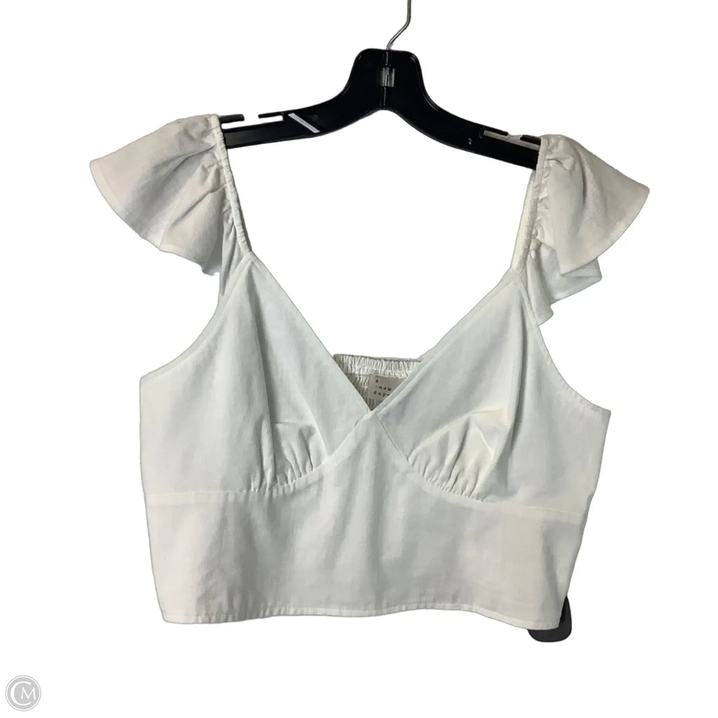 Top Sleeveless By A New Day In White, Size: M