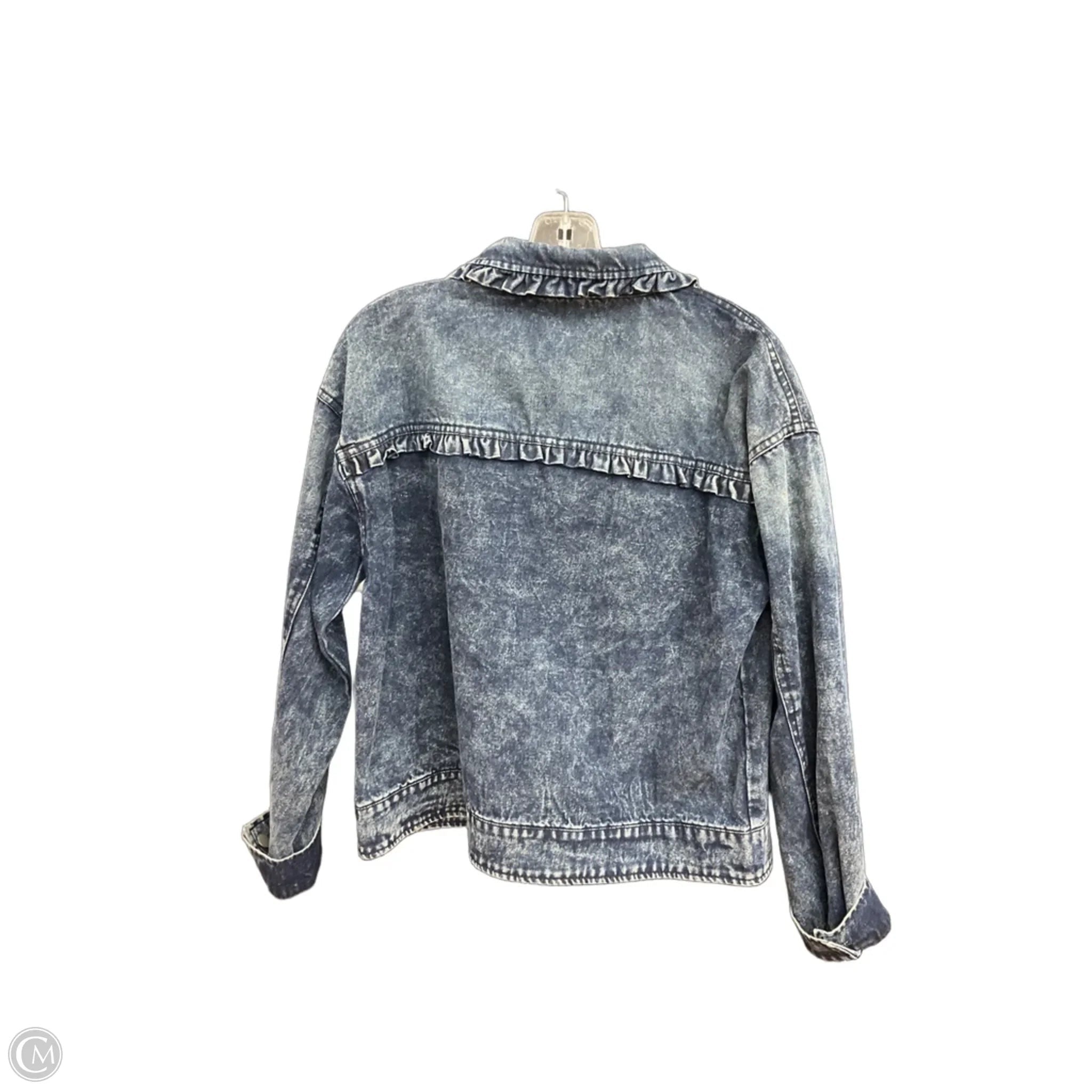 Jacket Denim By Cmc In Blue Denim, Size: M