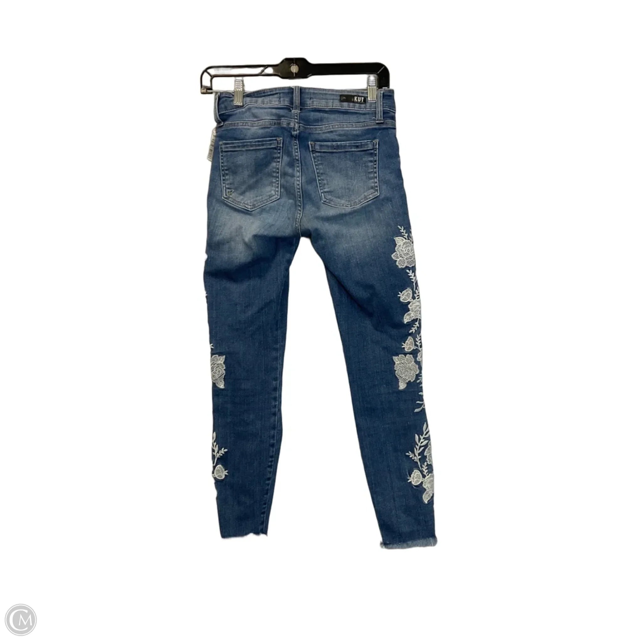 Jeans Skinny By Kut In Blue Denim, Size: 2
