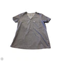 Top Short Sleeve By Figs In Grey, Size: S