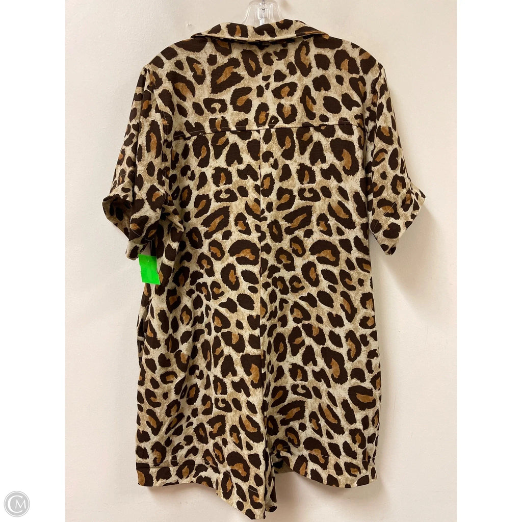 Romper By Day + Moon In Leopard Print, Size: M