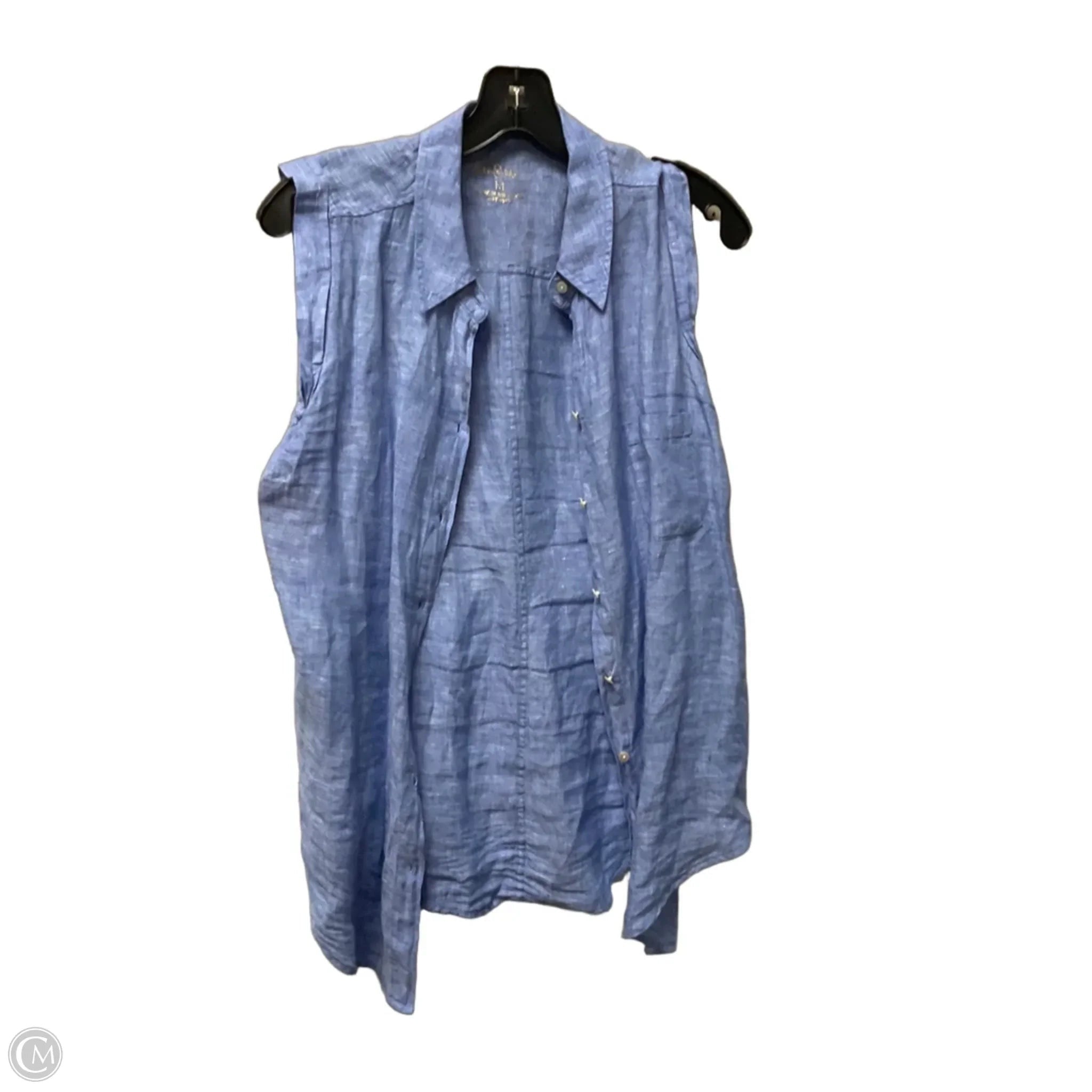Top Sleeveless Designer By Lilly Pulitzer In Blue, Size: M