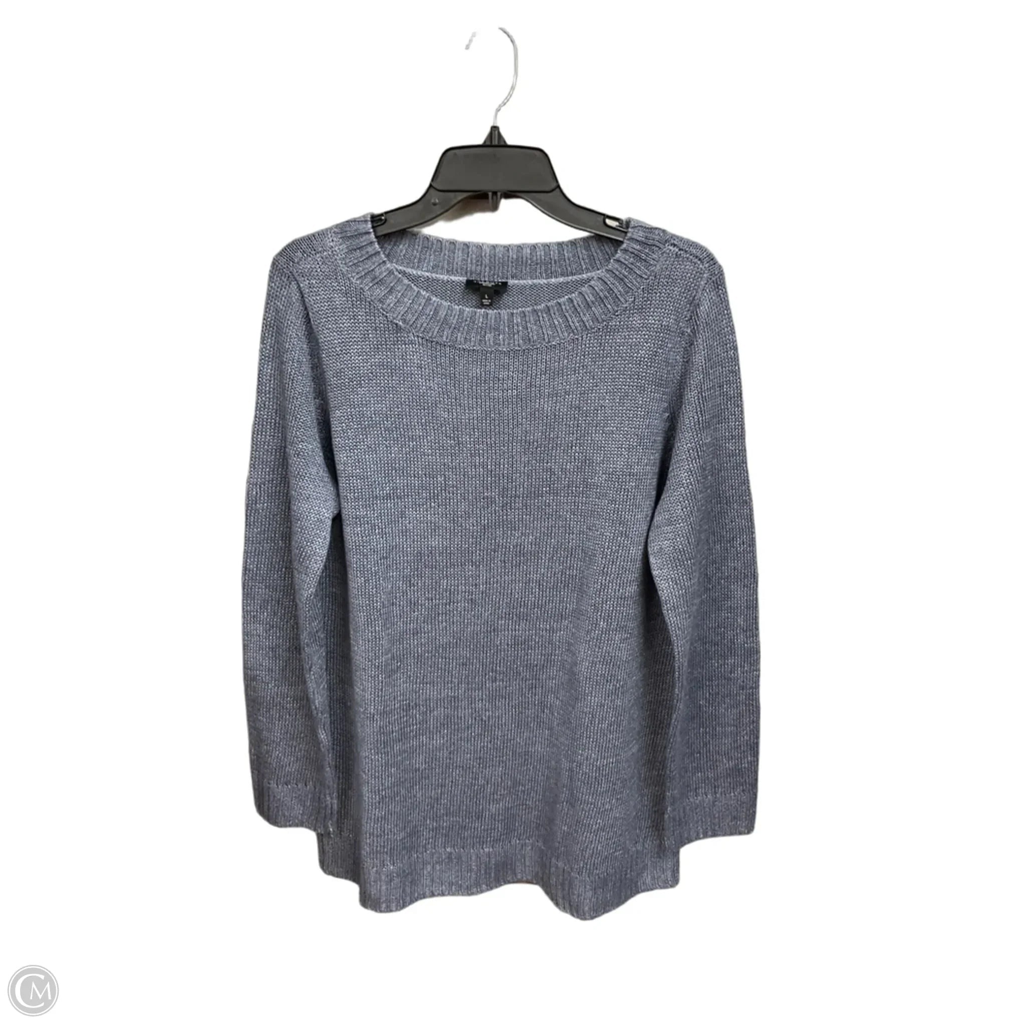 Top Long Sleeve By Talbots In Blue, Size: L