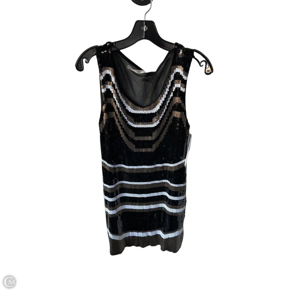 Dress Party Short By Chelsea And Violet In Black & Gold, Size: L