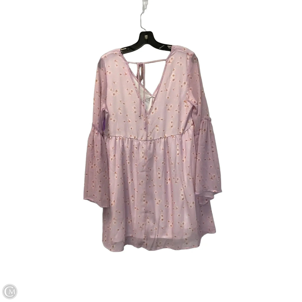 Dress Casual Midi By Pink Lily In Pink, Size: M