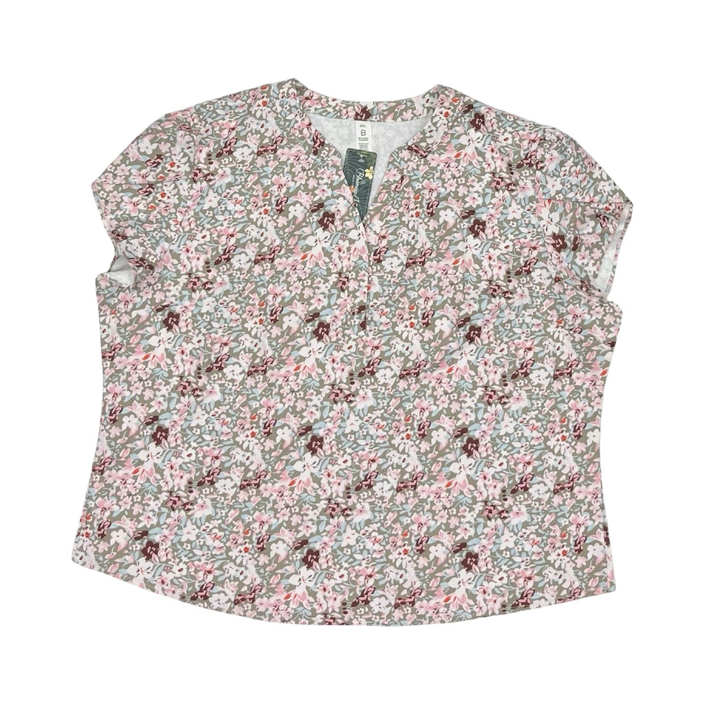 Blouse Ss By Cme In Floral Print, Size:Xxl