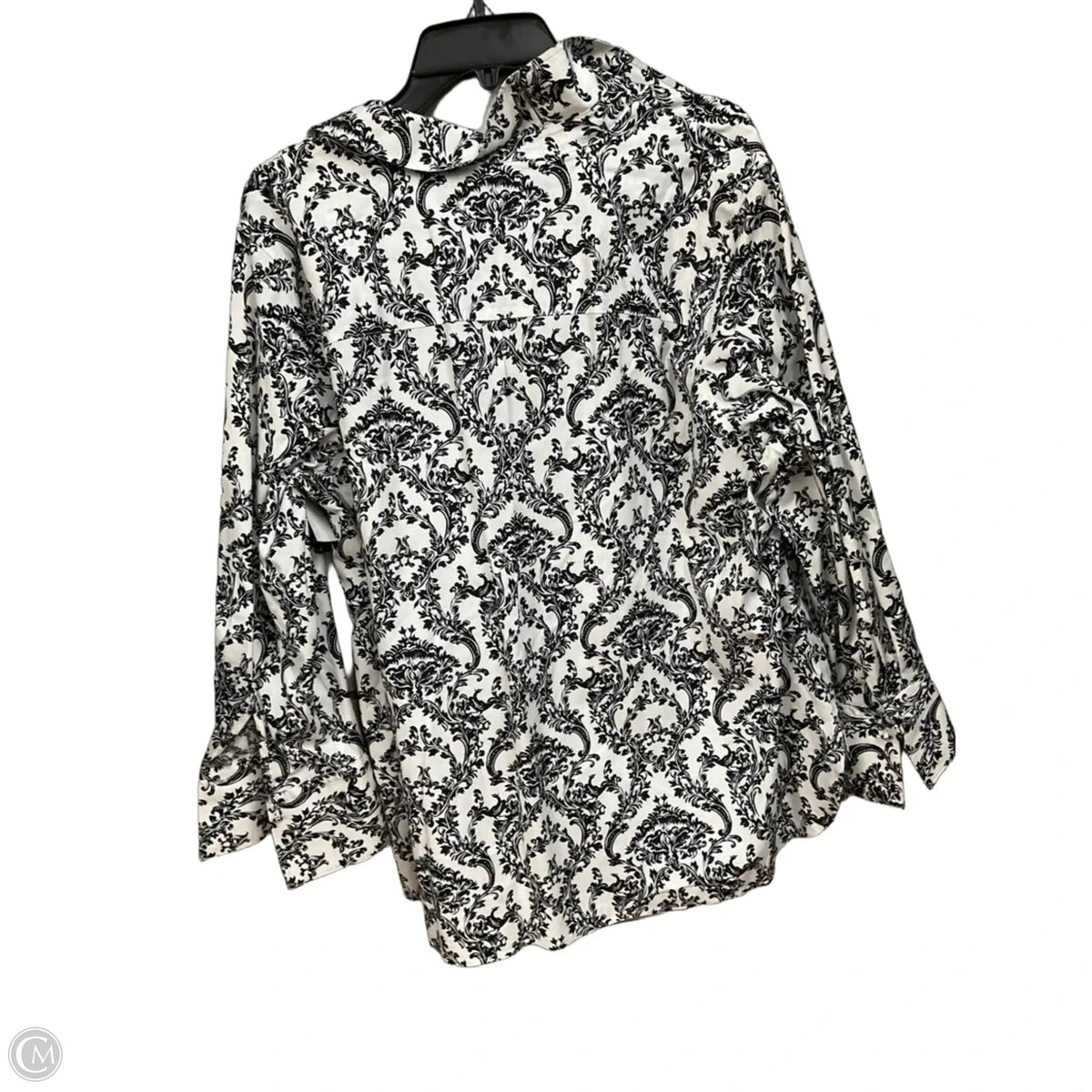 Top Long Sleeve By Talbots In Floral Print, Size: 2x