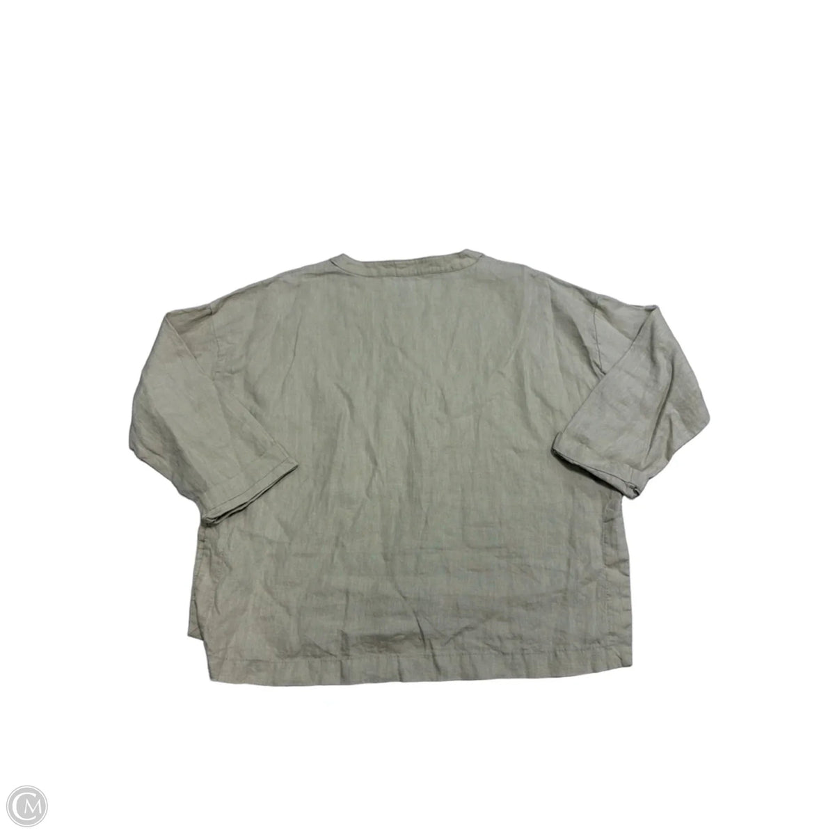 Top Long Sleeve By Zara In Tan, Size: S