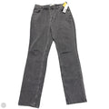 Jeans Straight By Abercrombie And Fitch In Black Denim, Size: 12l