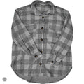 Jacket Shirt By Beachlunchlounge In Grey & White, Size: Xl
