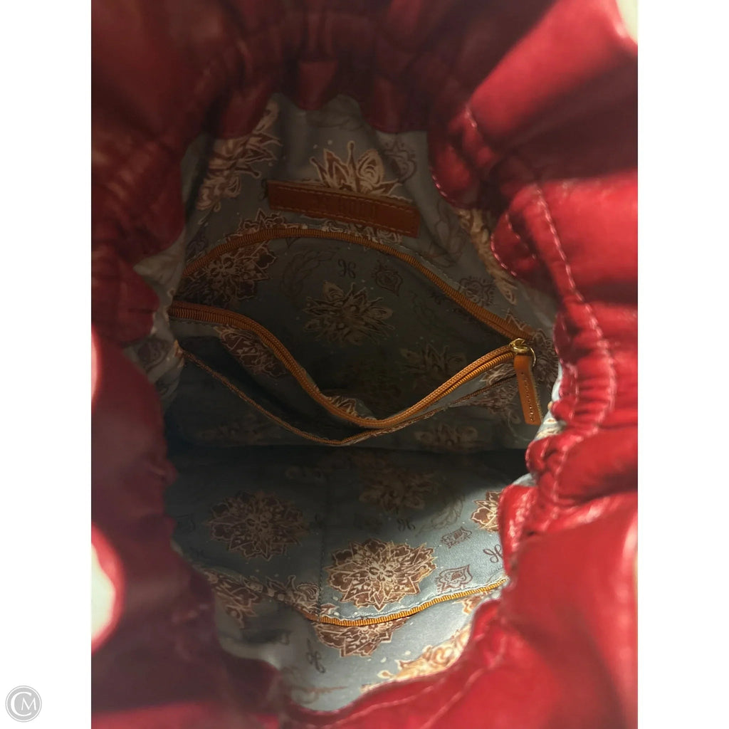 Handbag Leather By Hobo Intl, Size: Large