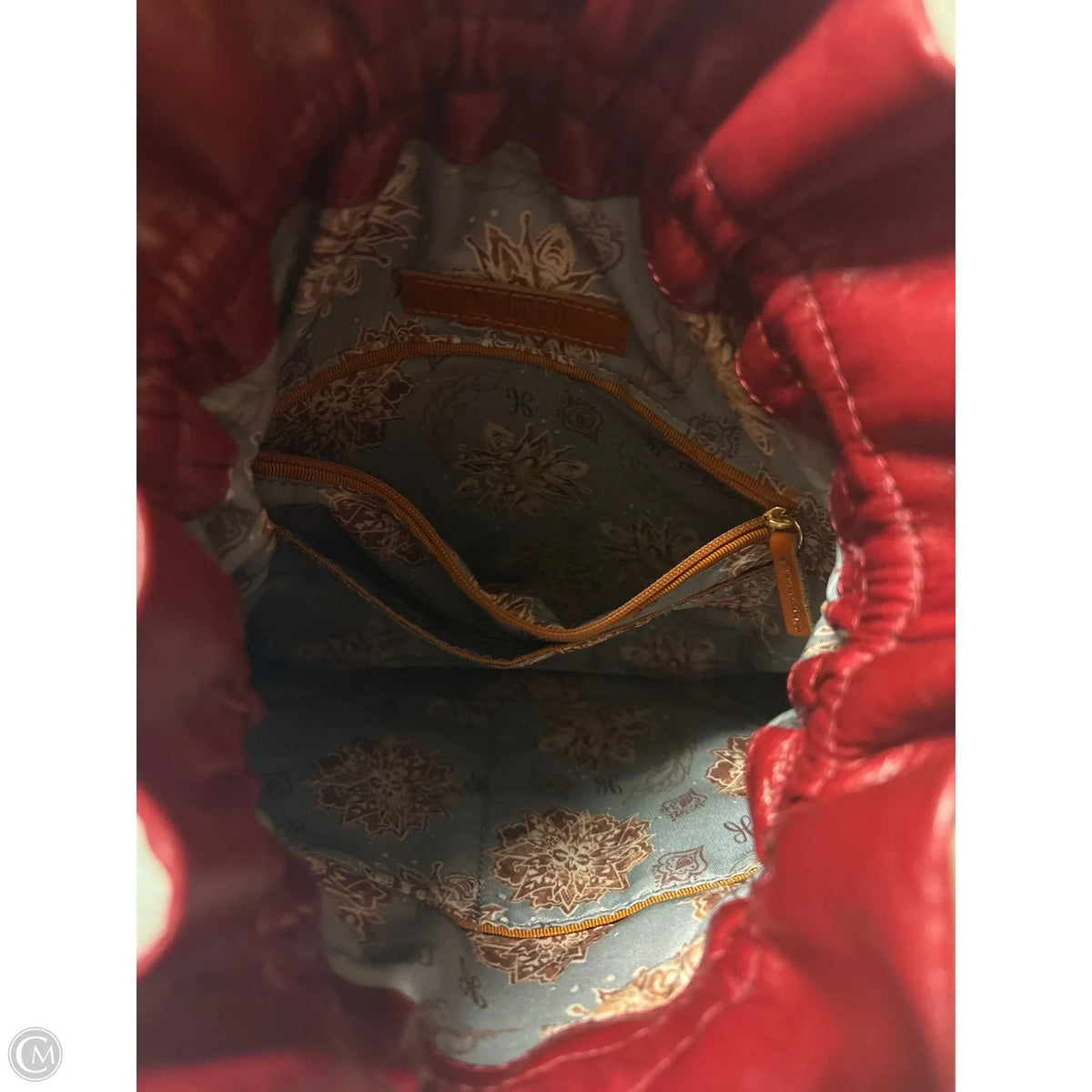 Handbag Leather By Hobo Intl, Size: Large