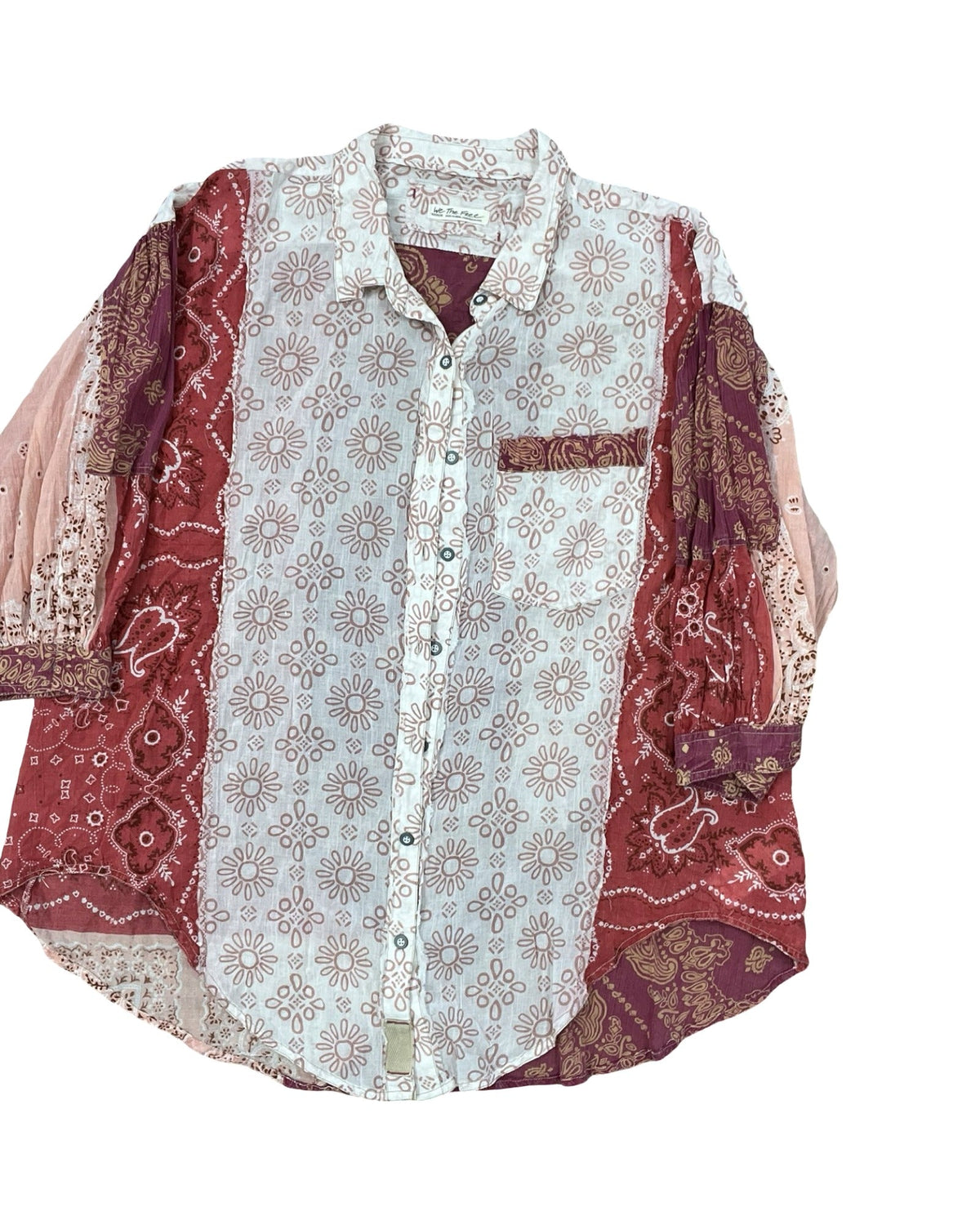 Blouse Ls By We The Free In Pink, Size:M