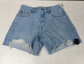 Shorts By Abercrombie And Fitch In Blue Denim, Size:6