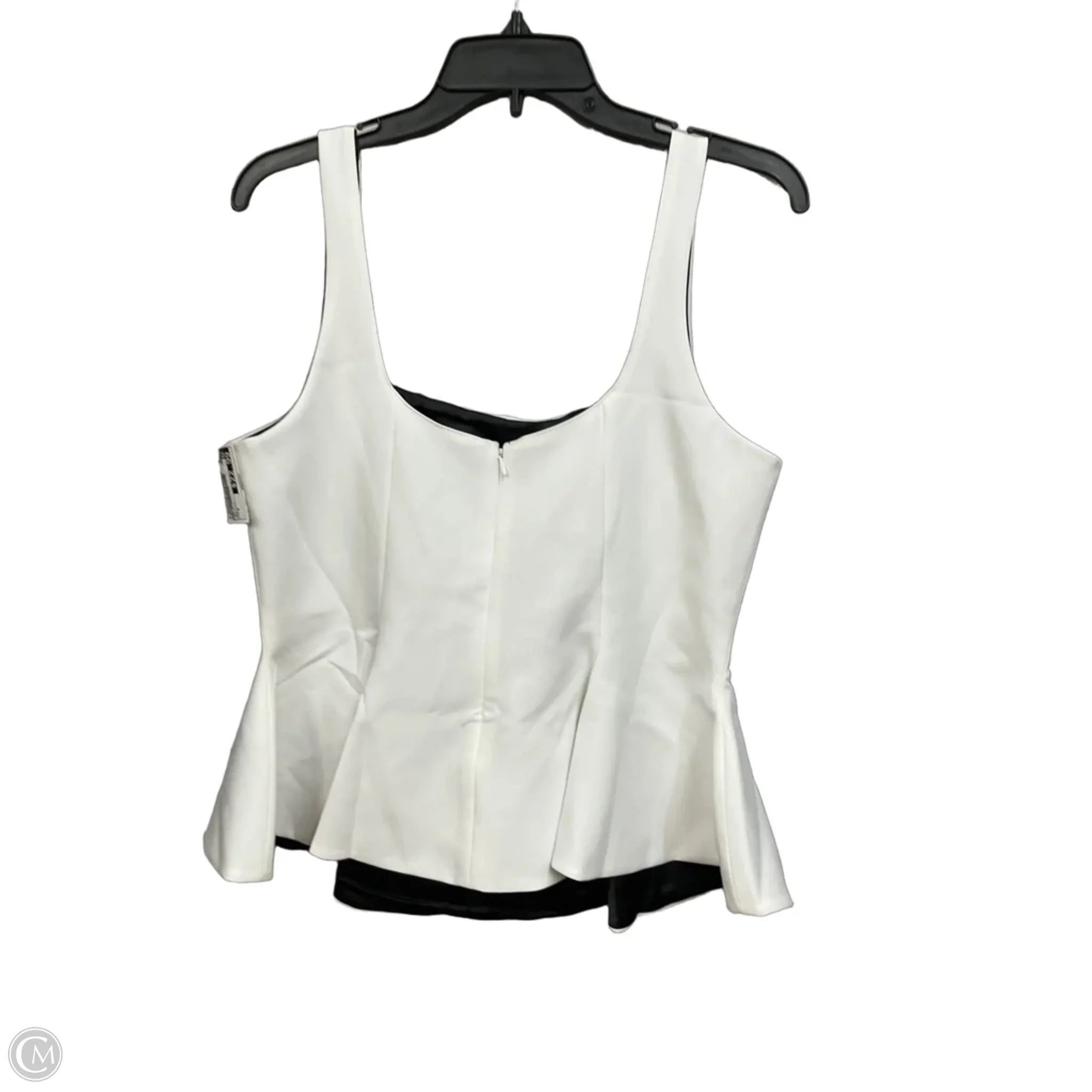 Top Sleeveless By Bebe In White, Size: M