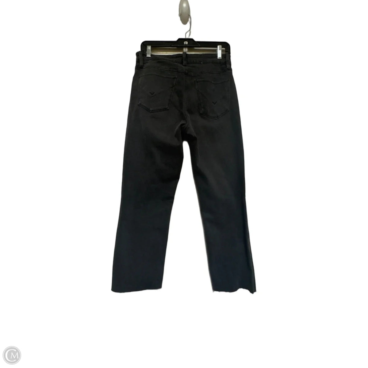 Jeans Straight By Hudson In Black Denim, Size: 6