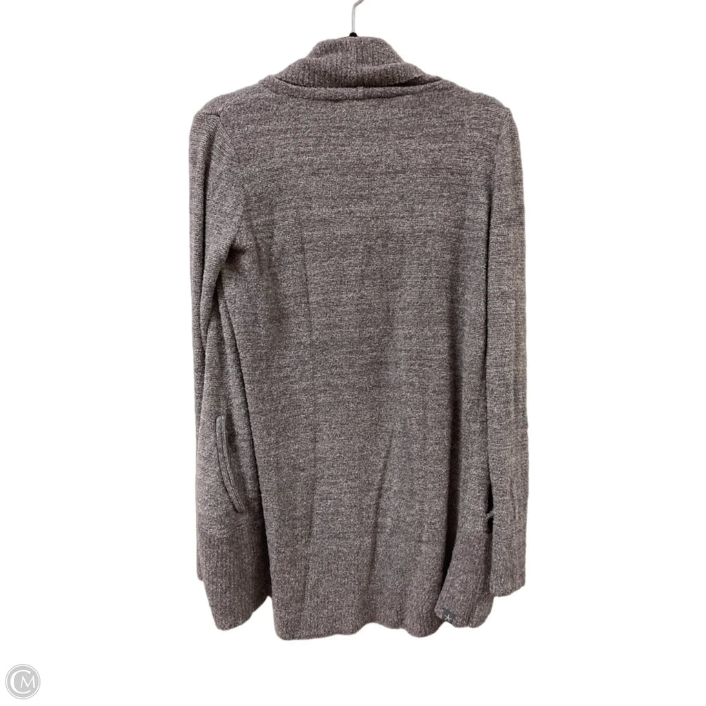 Sweater Cardigan By Barefoot Dreams In Grey, Size: M