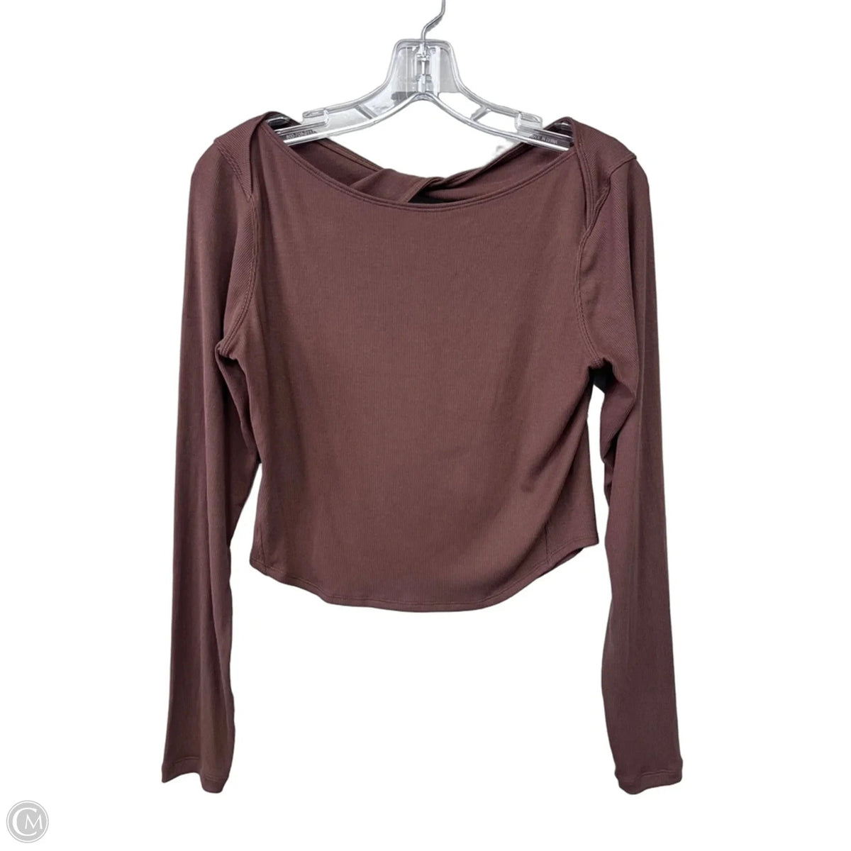 Top Long Sleeve By Lululemon In Brown, Size: 8