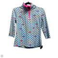 Top Long Sleeve By Clothes Mentor In Blue & White, Size: Xs
