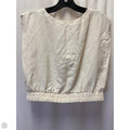 Top Sleeveless By A New Day In Cream, Size: M