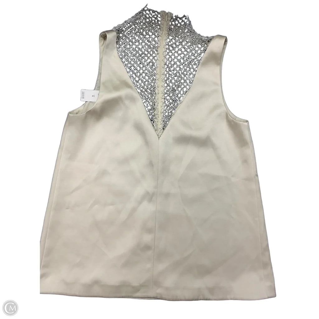 Blouse Sleeveless By Mare Mare In Ivory, Size: M