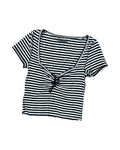 Top Ss By Abercrombie And Fitch In Black & White, Size:M