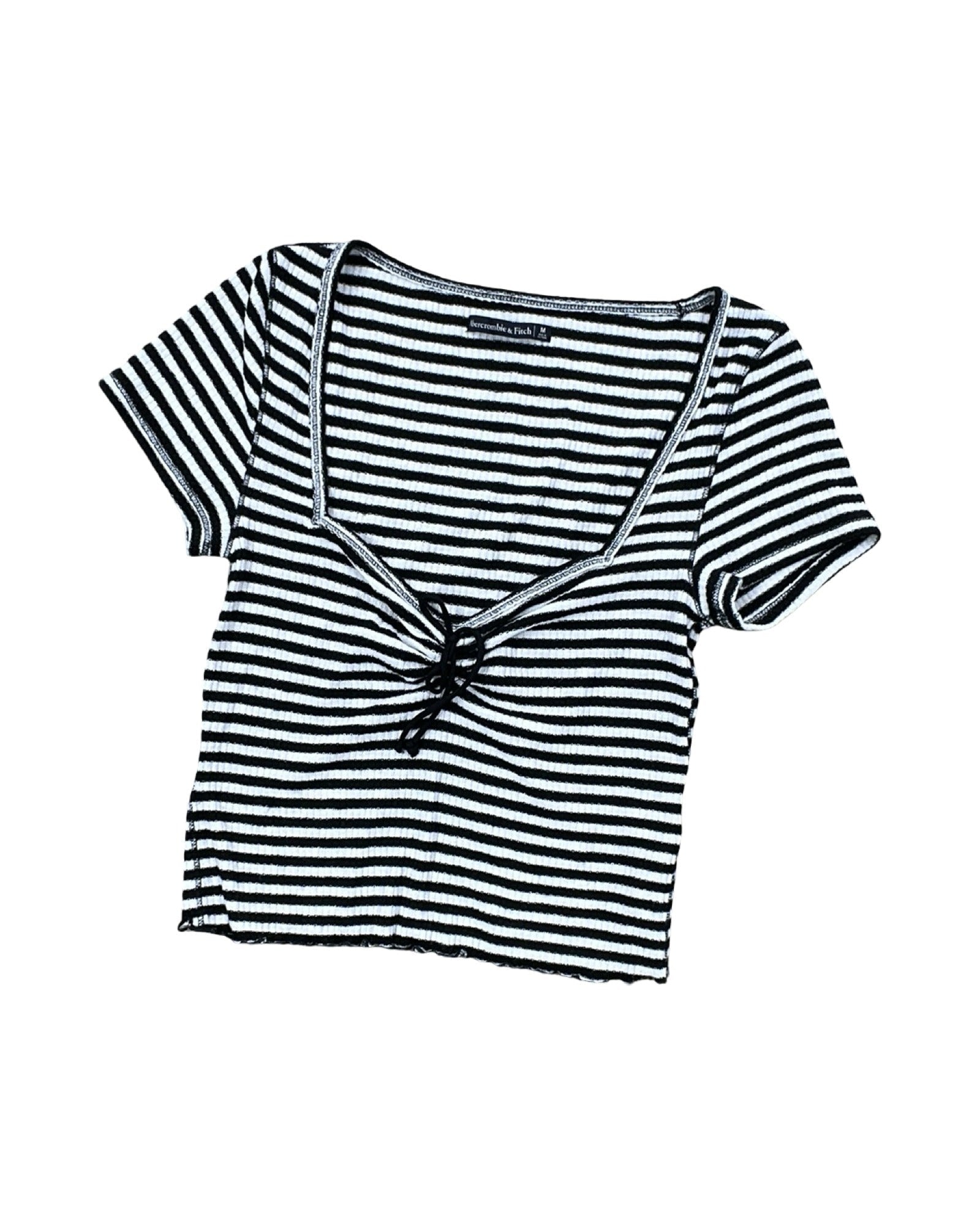 Top Ss By Abercrombie And Fitch In Black & White, Size:M