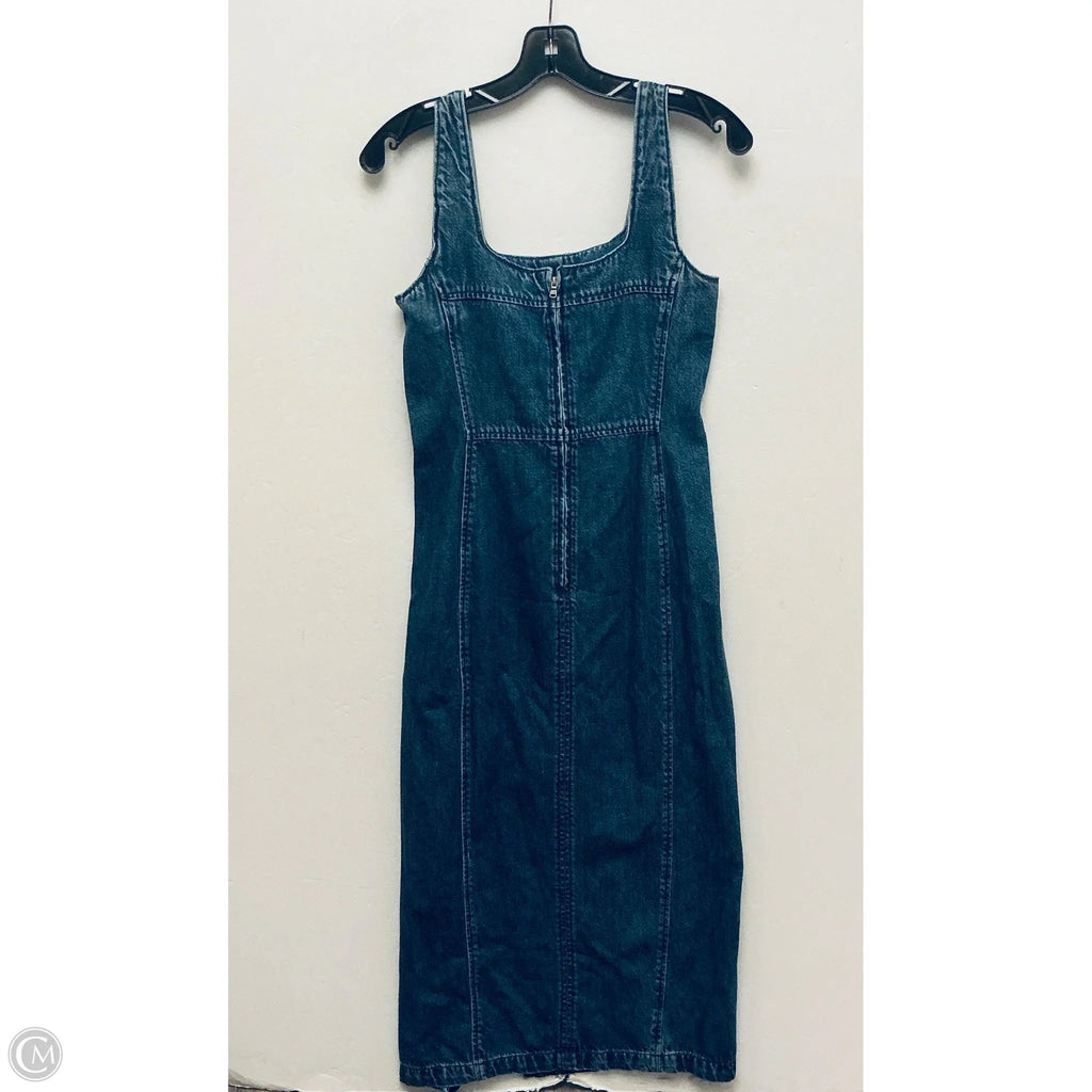 Dress Casual Maxi By Loft In Blue Denim, Size: 0