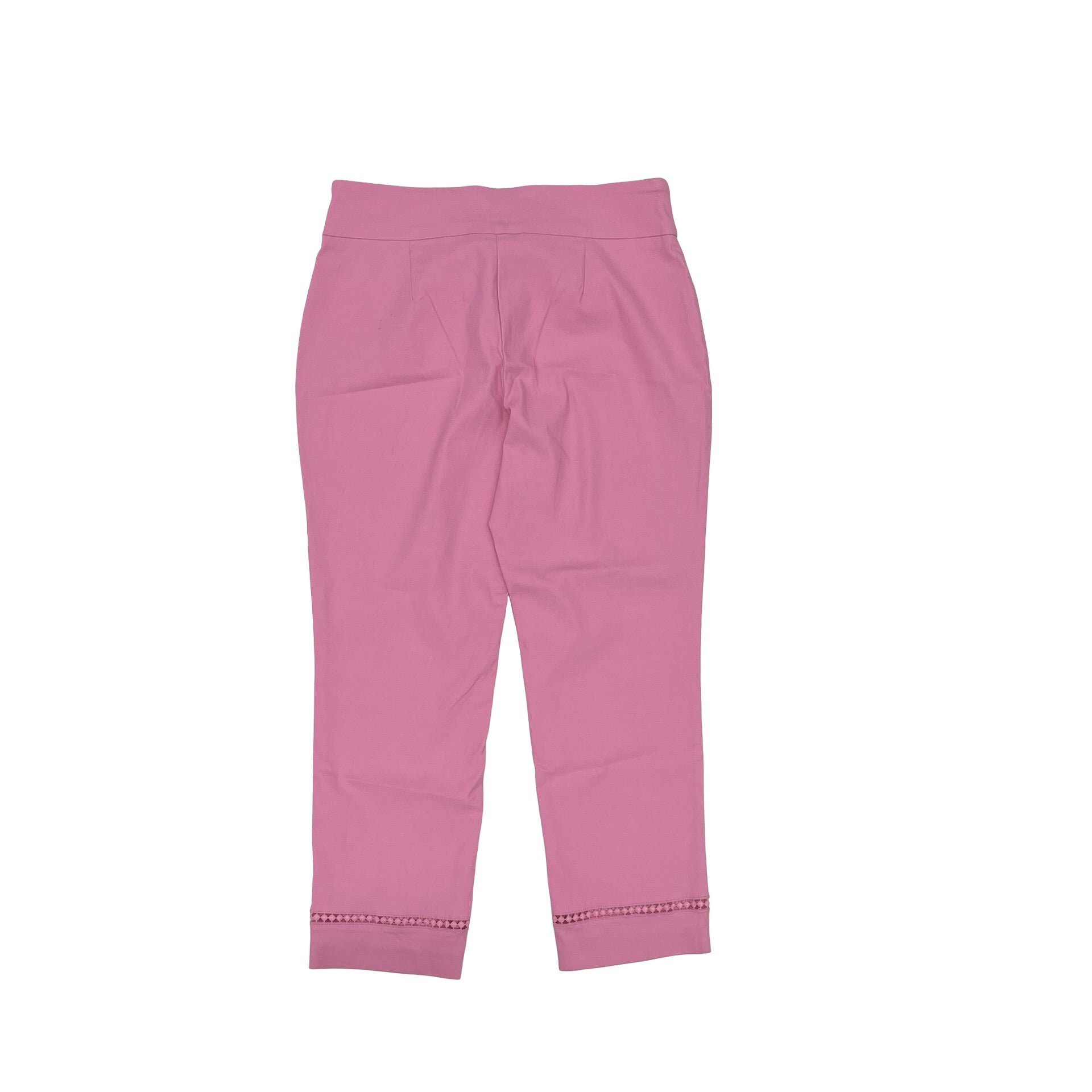 Pants Cropped By Crown And Ivy In Pink, Size:8P