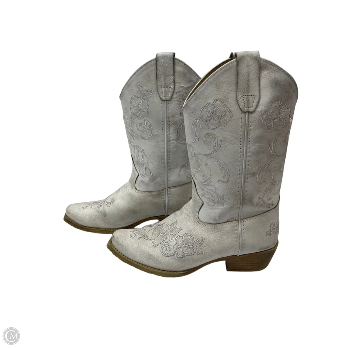Boots Western By Shyanne In White, Size: 6
