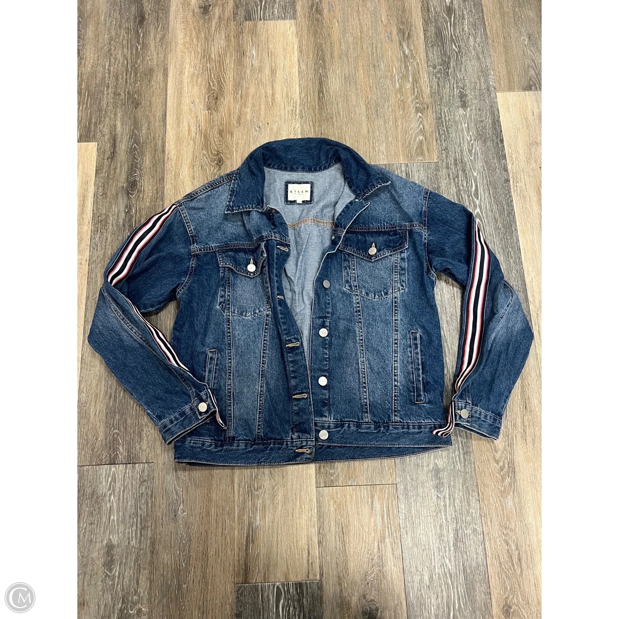 Jacket Denim By Risen In Blue Denim, Size: S