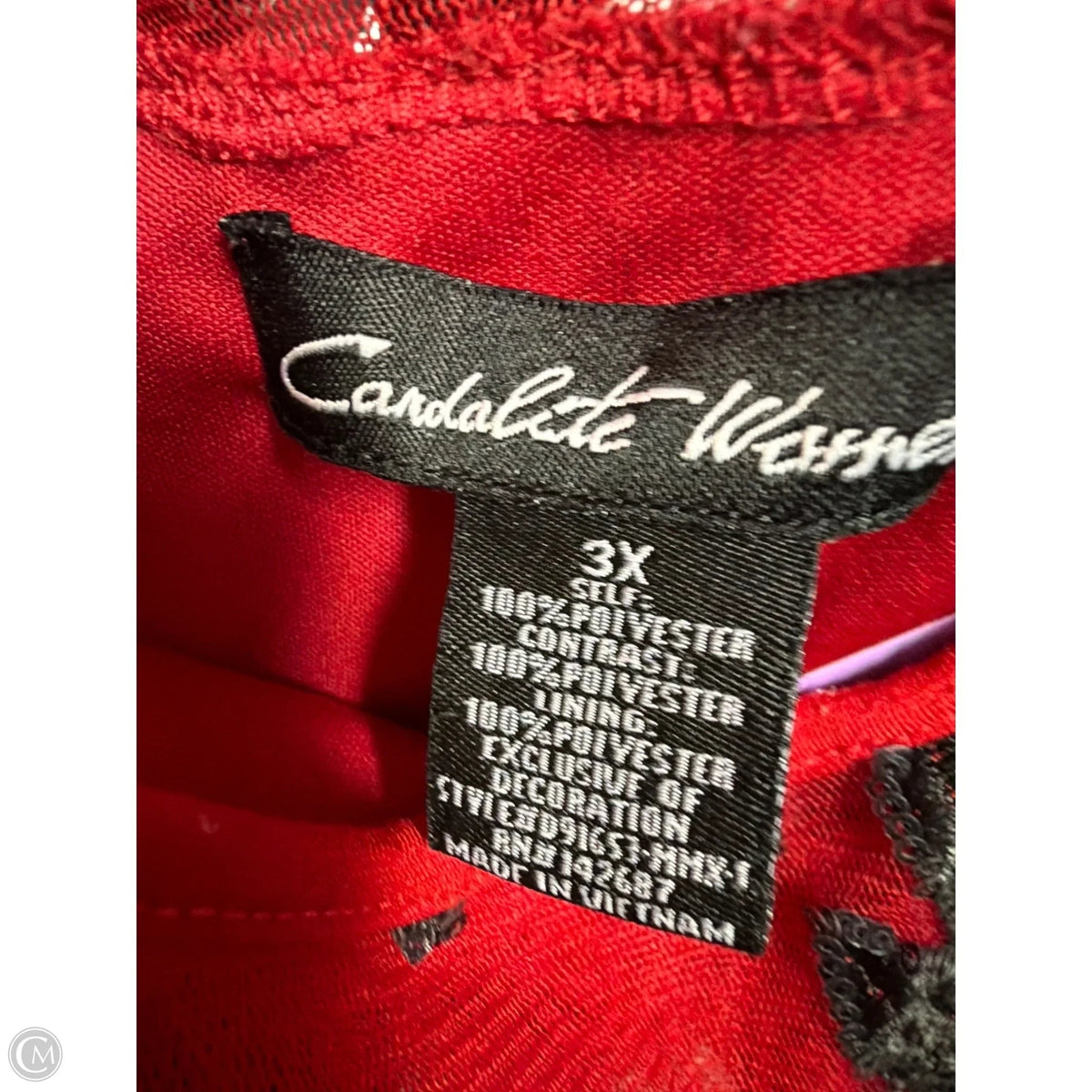 Dress Casual Midi By Clothes Mentor In Red, Size: 3x
