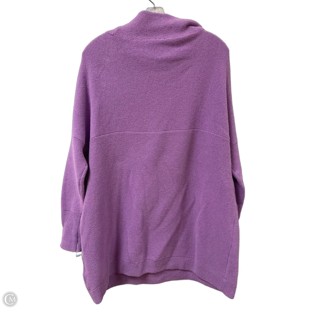 Tunic Long Sleeve By Free People In Purple, Size: Sp