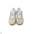 Shoes Sneakers By Just Fab In Tan & White, Size: 11