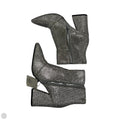 Boots Ankle Heels By A New Day In Silver, Size: 9.5