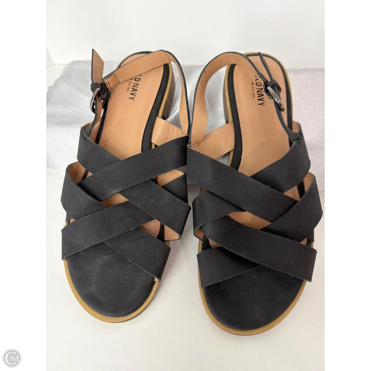 Sandals Flats By Old Navy In Black, Size: 9