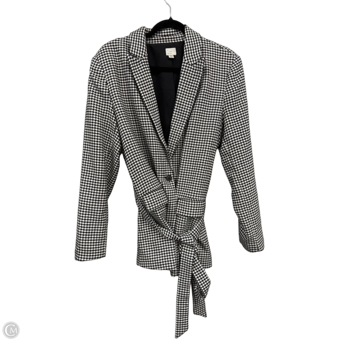 Coat Peacoat By A New Day In Black & White, Size: Xxl