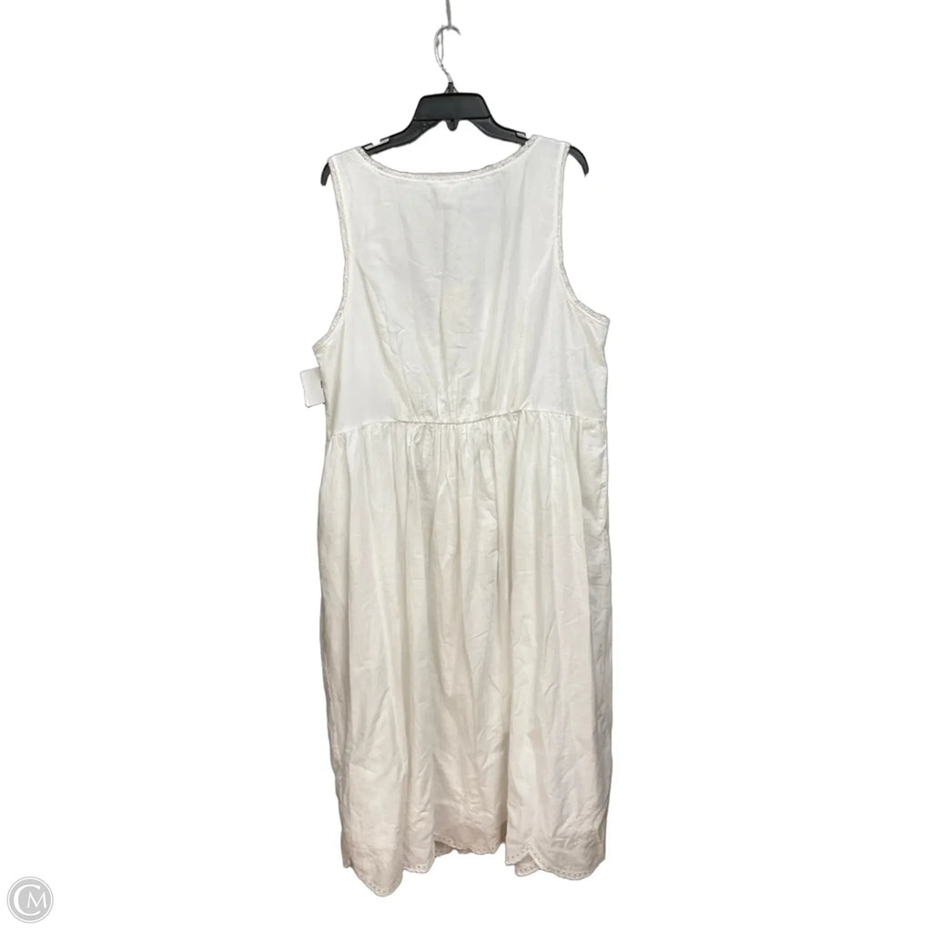 Dress Casual Maxi By Universal Thread In White, Size: 1x